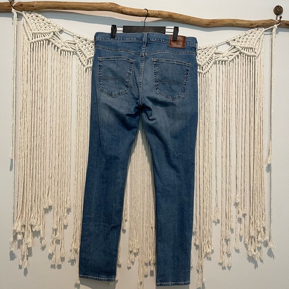 Hollister Blue Skinny Jeans Sz 34W x 32L - Picture 2 of 9